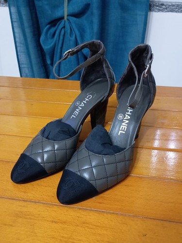 Chanel sandale mit gestepptem - mit,