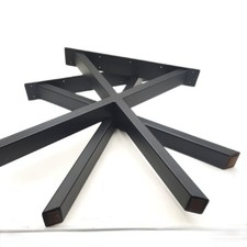 Pur Iternal Tischbeine Möbelzubehör Black Edition X Form Stabil und Robust 700 x