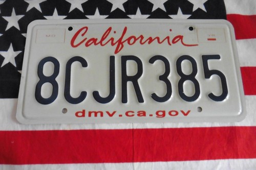 California 8cjr385 auto car - california,