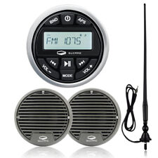 Wasserdichtes Marine Stereo Bluetooth-Bootsradio mit Lautsprechern und Antenne
