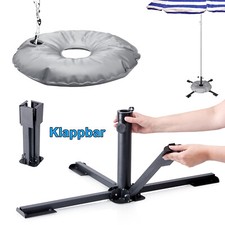 Sonnenschirmständer Schirmständer Balkon Sonnenschirmhalter schwarz Halterung