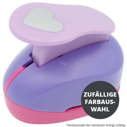 Motivstanzer herz 2 5cm - herz, 1"/2,5cm