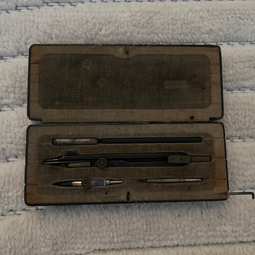 Vintage zirkelkasten reißzeug - vintage,