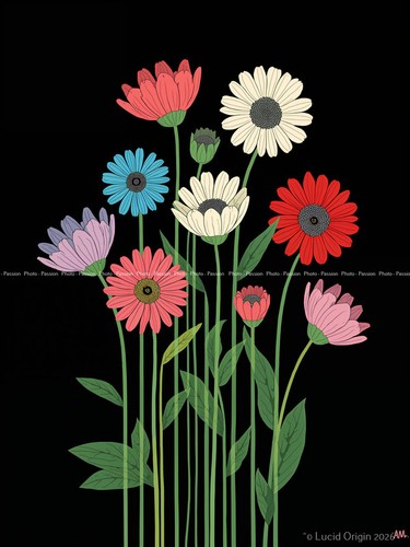 Foto blumen grafiken - blumen, pop