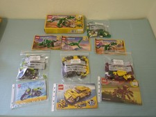 Lego Creator 31018, 4939, 31073, 31058, 4 Sets, Dinos, Autos, Motorrad, Spinne
