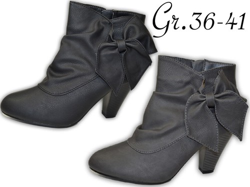 Damen stiefeletten leder - stiefeletten, leder-optik