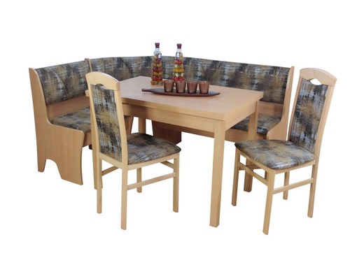 4tlg eckbankgruppe mit - 4tlg.,