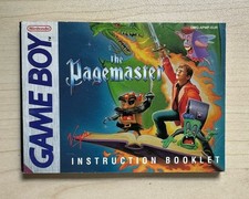 The Pagemaster Anleitung Game Boy | Nintendo Handbuch | Retro Vintage Sammler