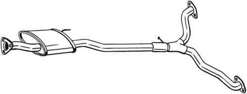 Bosal mittelschalldämpfer - bosal,