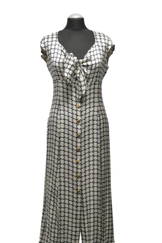 Escada maxikleid kleid blau - maxikleid, 36
