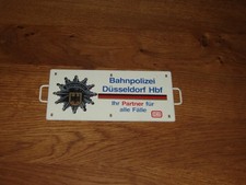 Schild Bahnpolizei Düsseldorf