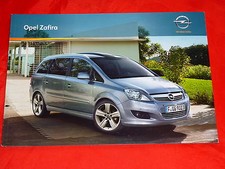 OPEL Zafira B Selection Design Edition Innovation Sport Prospekt Brochure 2010