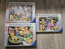 3X RAVENSBURGER PUZZLE GELINI