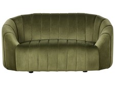 2-Sitzer Sofa Samt grün