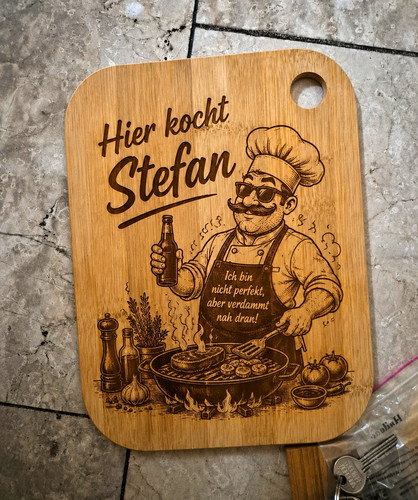 Personalisiertes schneidebrett - personalisiertes,