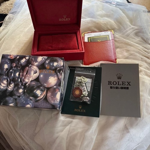 Rolex uhrenbox etui rot leder - rolex,