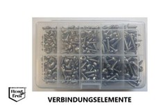 Blechschrauben Sortiment/Set 250 Teile DIN 7981 mit TORX EDELSTAHL A2 Ø 4,2-4,8