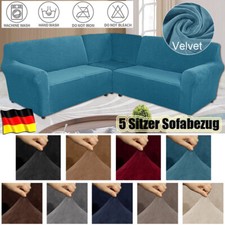 5 Sitzer Samt Sofabezug