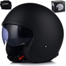 Motorradhelm jethelm retro - jethelm, |