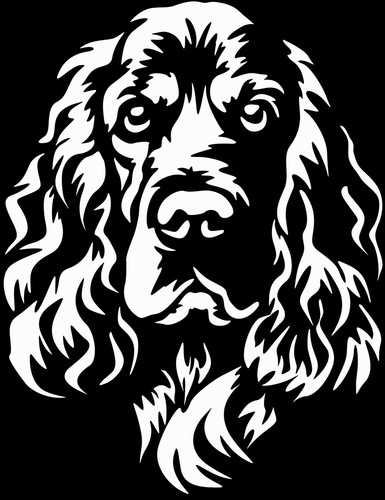 Cocker spaniel aufkleber - cocker,