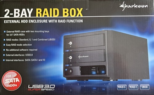Sharkoon bay raid - raid, box