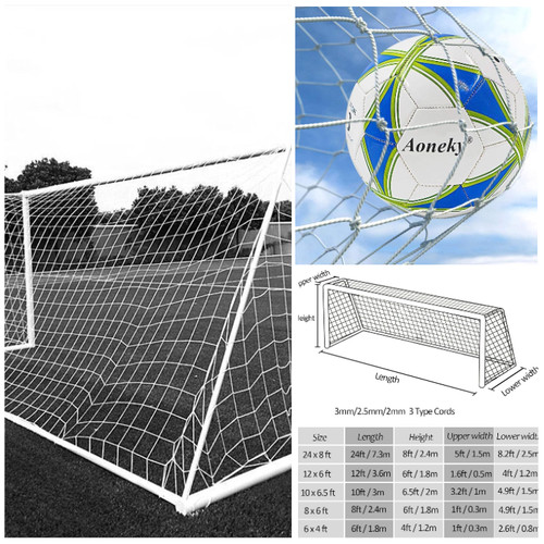 Fußballnetz 3x2 3mm pe - 7,3x2,4m,