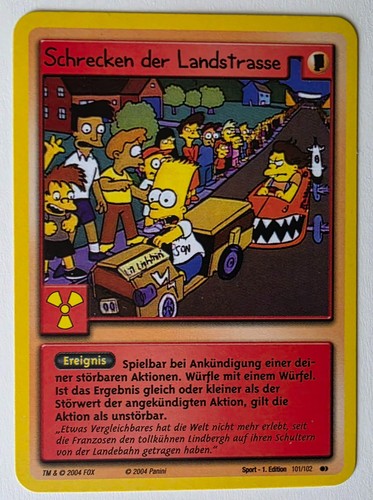 Panini the simpsons tcg - simpsons,