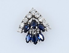 Anhänger saphir diamant - anhänger,