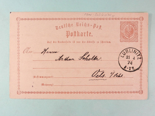 Reich ganzsache 1 k1 - dt.,