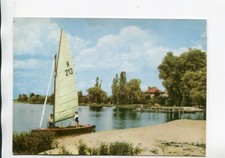 AK Plaue bei Brandenburg Havel Am Bootshaus Segelboot