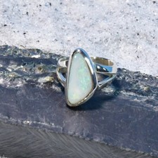 Edel Opal Ring, 925er Silber