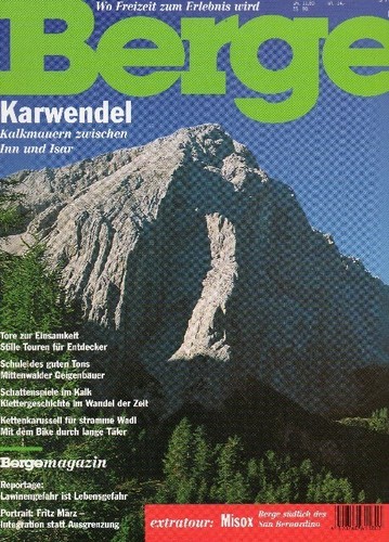Zeitschrift berge das - "berge",