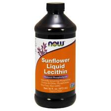 NOW FOODS, SUNFLOWER LIQUID LECITHIN Sonnenblumen-Lecithin 473ml SUPER PREIS