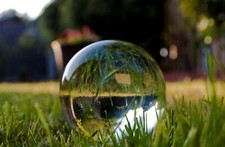 Glaskugel Wahrsager Kristallkugel mit Ständer  80/100/130/150mm transparent