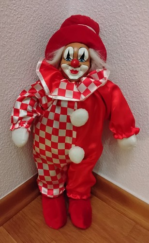 Karnevals clown rot weiß - karnevals,
