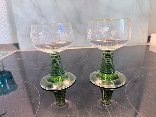 Römer weingläser grüner - 2x,