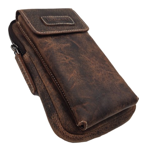 Echt leder handy - echt,