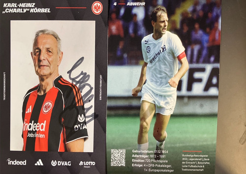 Autogramm karl heinz charly - karl-heinz,