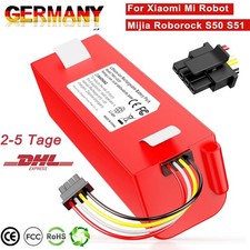 14,4V 6900mAh Akku für Xiaomi Roborock S50 S55 S51 S5 MAX S6 T6 T7 Ersatzakku DE