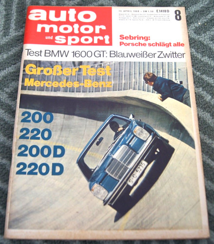 Ams 1968 mercedes 200 220 - 8/1968, 200,