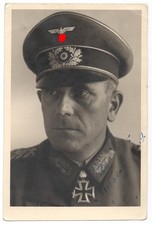 Autogramm Foto ● Generaloberst Karl-Adolf Hollidt ● hand-signiert ● Ritterkreuz