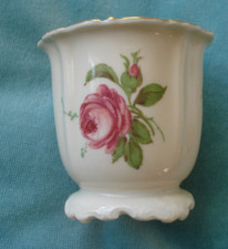 Rosenthal kleine Vase Rosenmotiv  U.S. Zone  Pompadour
