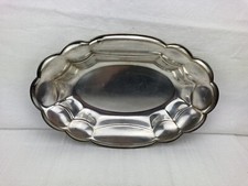 Ovale Schale versilbert Quist