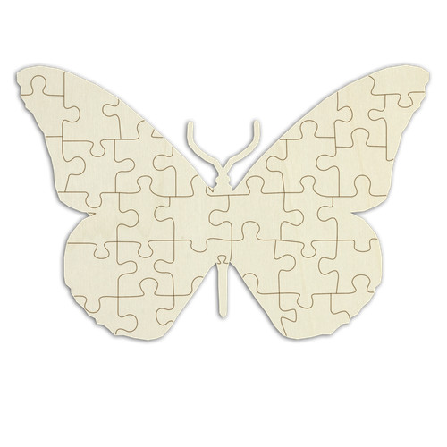 Blanko-Holzpuzzle