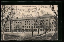 Hersfeld, Blick auf die Kgl. Kriegsschule, Ansichtskarte 