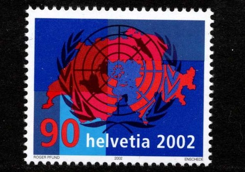 Briefmarken schweiz 2002 - briefmarken,