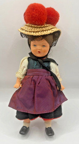 Vintage trachtenpuppe - vintage,