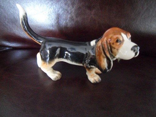 Goebel porzellanfigur basset - goebel,