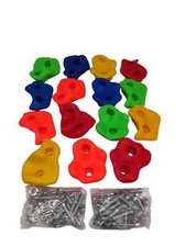 GO!elements Klettergriffe für Kinder, 15 Stück mit Befestigungsmaterial,