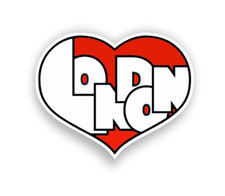 Autoaufkleber I Love London